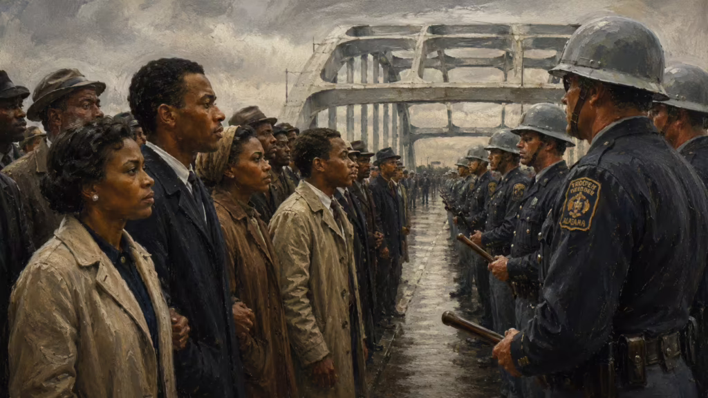 What Is Righteous Dissent? Sacred Courage in Hard Times. On the Edmund Pettus Bridge, hope stood under pressure. The Selma marchers faced violence not because they asked for something new, but because they demanded rights already promised in principle. Their courage became part of the moral memory of the United States: a reminder that righteous dissent often looks dangerous in its own time before history learns to call it conscience.
