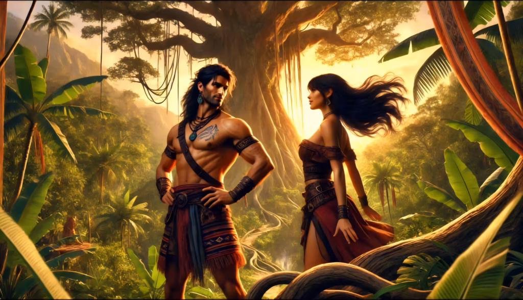 Playful Bonds: Exploring Balam'Kin and Ix'Kan's Tension