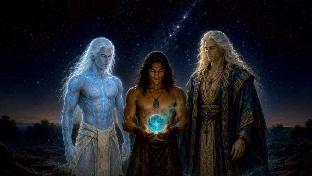 Aurelda reframes the hero’s journey: the hero is the field. Explore sacred remembrance, queer empowerment, and belonging. Start with Prophecy of Resonance.