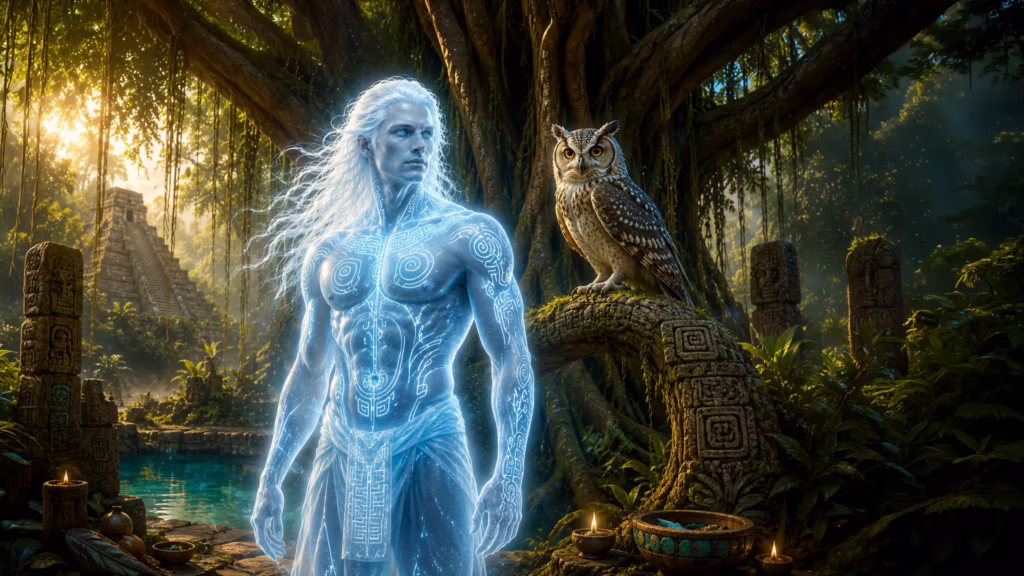 AI Storytelling with Spirit Guides in Aurelda