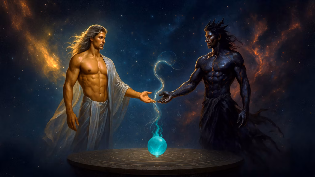 Genesis Creation Myth Symbolism: Sacred Union, Fracture, and the Return to Remembrance—Before Form, There Was the Lumina