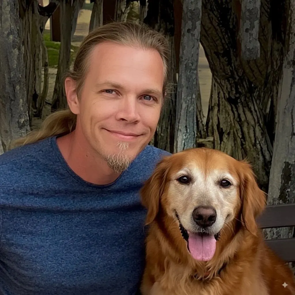 Author of Obiwey: Heart of the City. Jason Samadhi (and Mila), Playa del Carmen, Mexico.